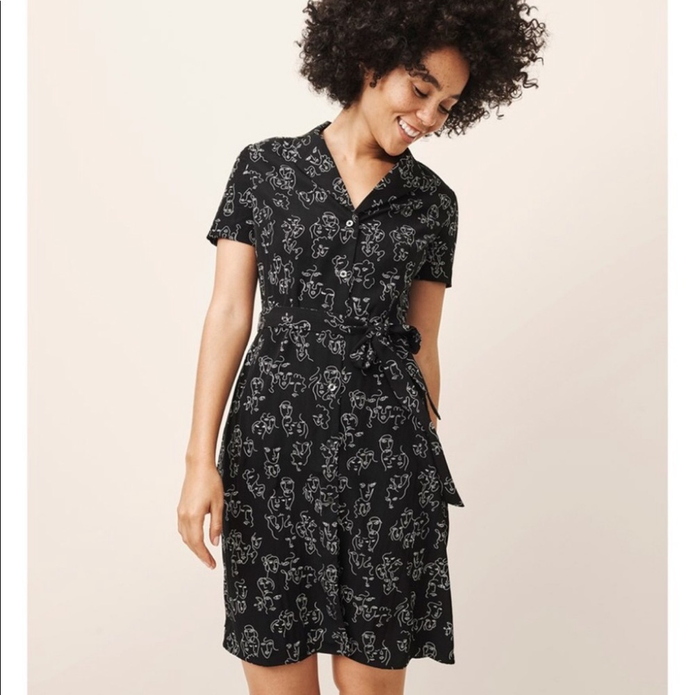 A New Day - Abstract Face Dress - Small